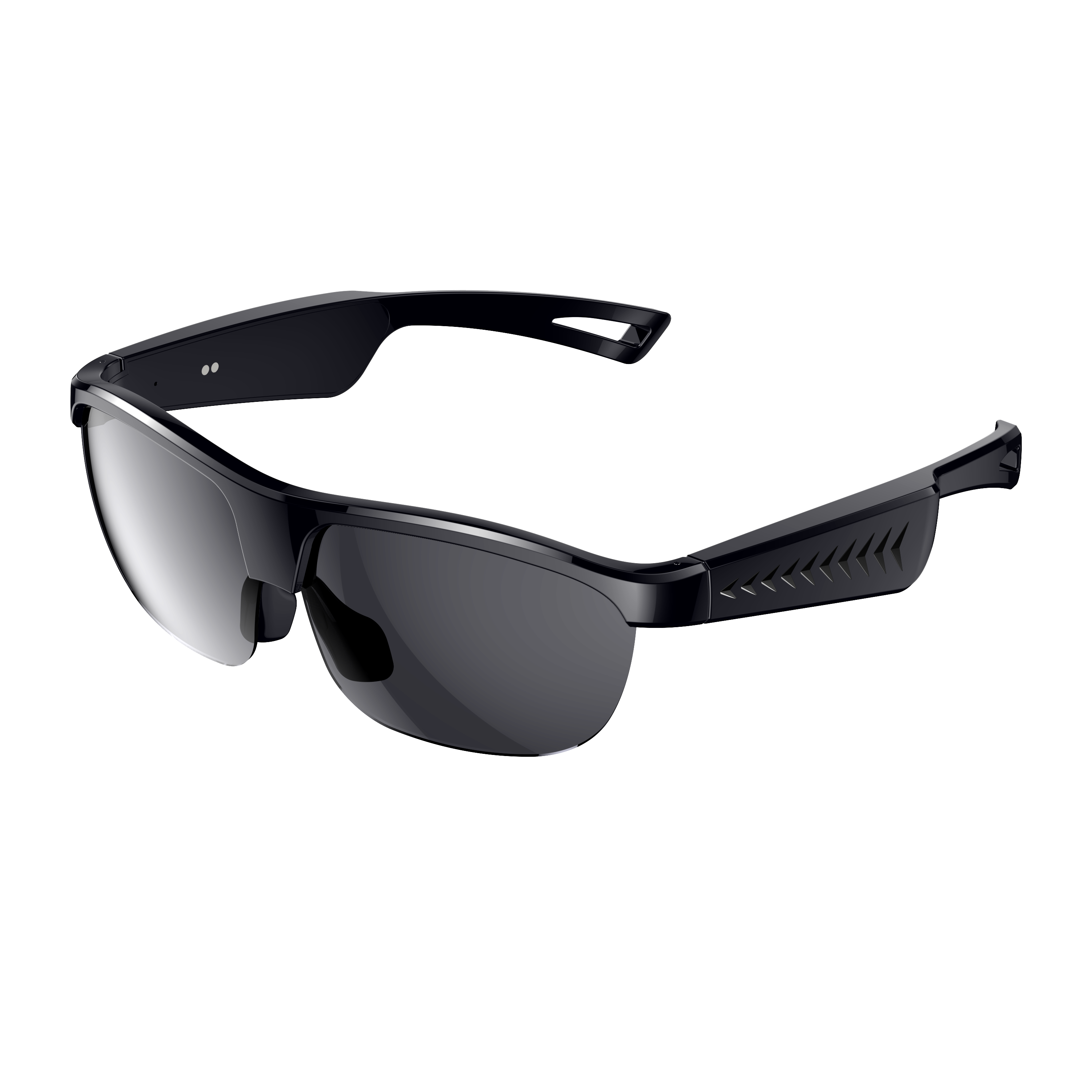 L01-B smart audio translation glasses gray silver lens