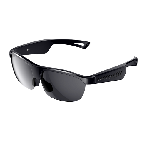 L01-B smart audio translation glasses gray silver lens